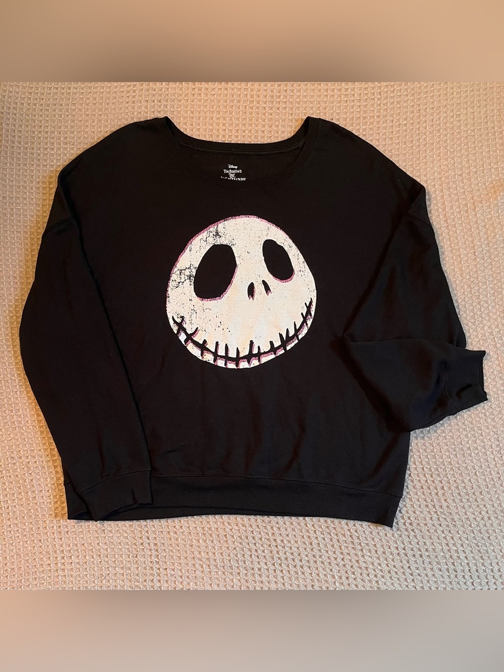 Disney Nightmare Before
Christmas Jack Skellington
Distressed Crewneck